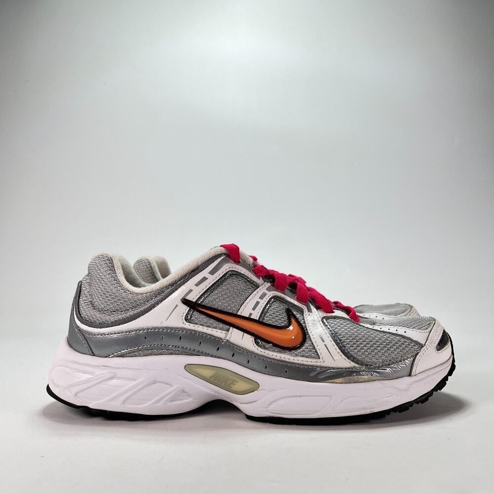 Nike Compete 2 Metallic Silver Vintage Y2K Running Shoes 395710-061 Women's Sz 9